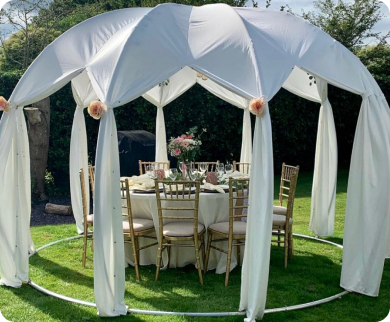 Градински беседки, павилиони и иглута