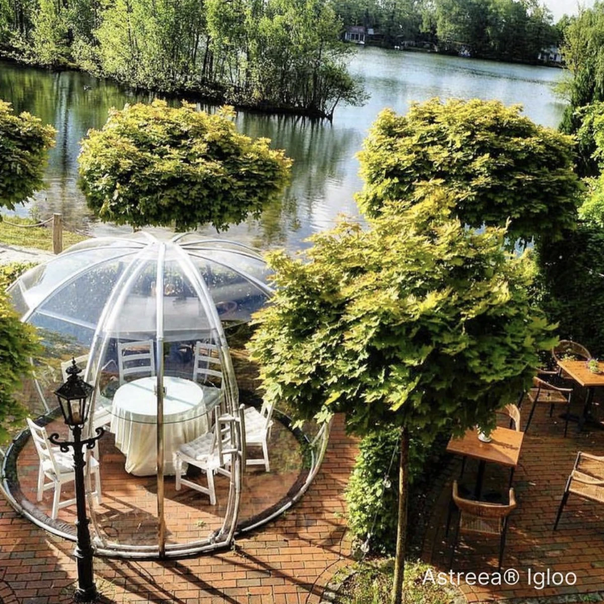 Беседка тип Иглу с поликарбонат Astreea - Галерия 6